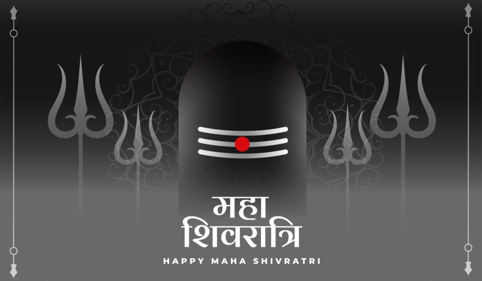 Maha Shivratri 2026 feature image showing Lord Shiva in meditation with Shivling, moonlight and devotees performing night worship
