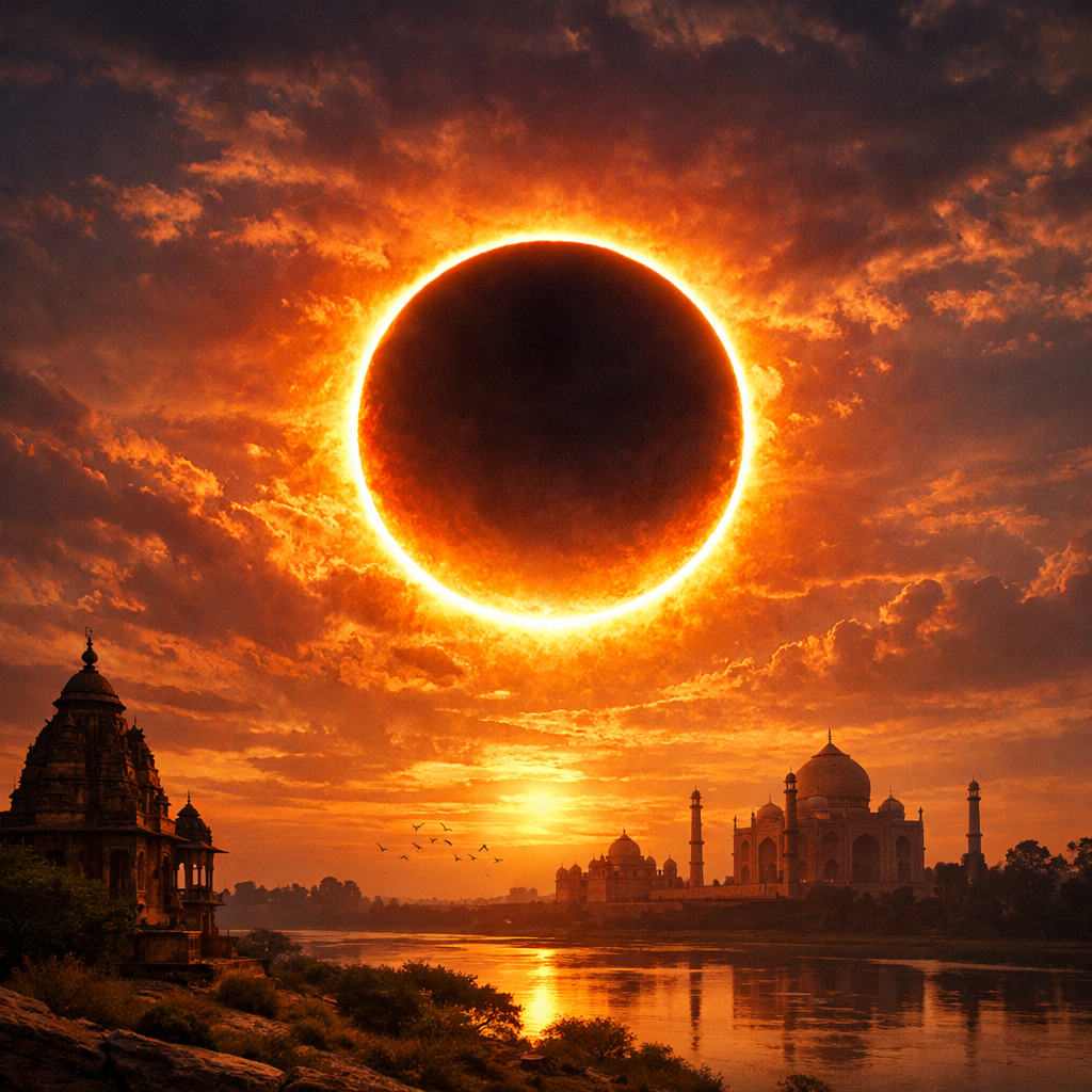 Surya Grahan 2026: भारत में टाइमिंग, सूतक काल और अमावस्या का पूरा विवरण