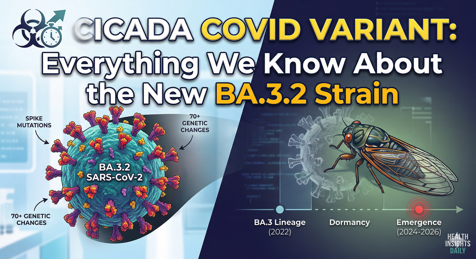 Cicada COVID Variant: Everything We Know About the New BA.3.2 Strain