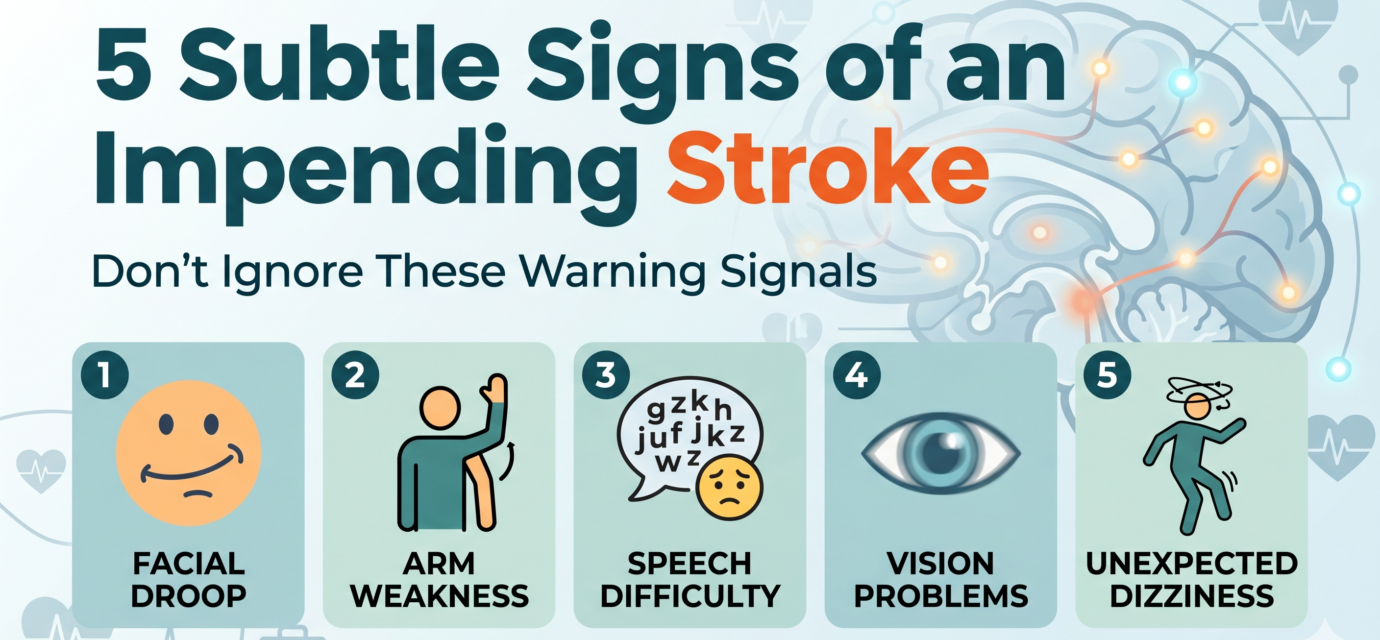 5 Subtle Signs of an Impending Stroke You Should Never Ignore